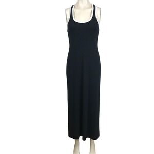 FREE PEOPLE FREE-EST - WOMENS XS -BLACK SLEEVELESS RACER BACK TANK DRESS